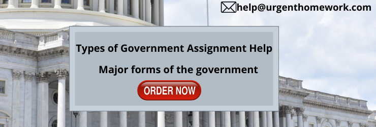 Types of Government Assignment Help