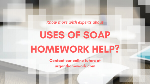 Use Of SOAP Homework Help