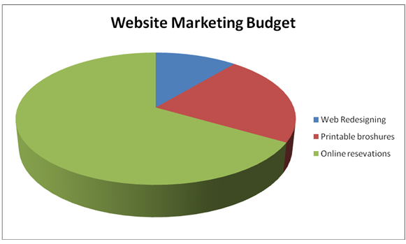 website marketing budget