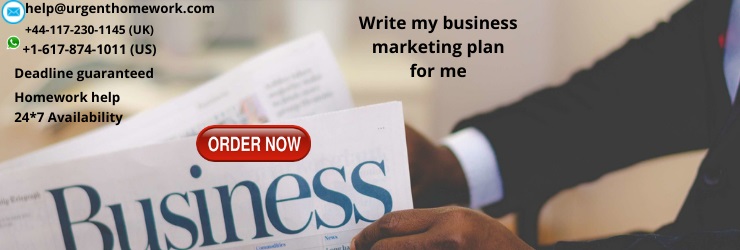 Write my business marketing plan for me