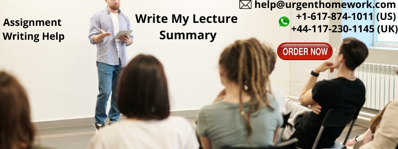 Write My Lecture Summary
