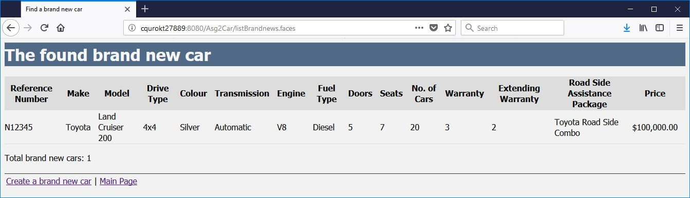 Demonstration of the Functionality of the e-Business System of Assignment 2 Image 17