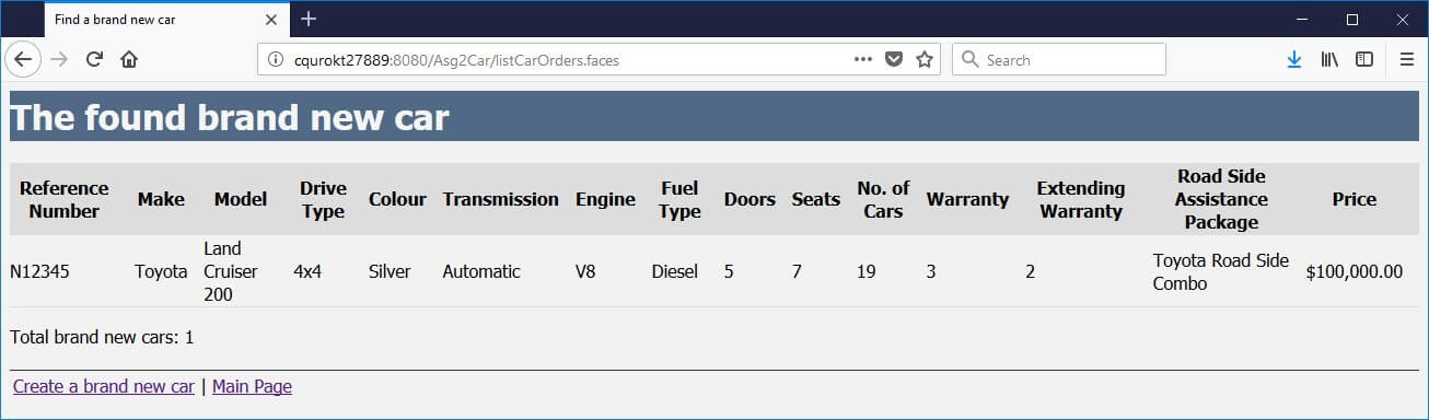 Demonstration of the Functionality of the e-Business System of Assignment 2 Image 20