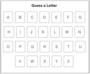 Guess A Letter