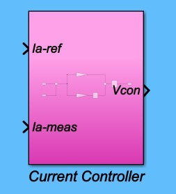 MATLAB Simulink Module of the Current Controller