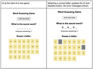 Word Guessing Game Using HTML, CSS And JavaScript User Interface Image 1 Word Guessing Game Using HTML, CSS And JavaScript User Interface Image 1