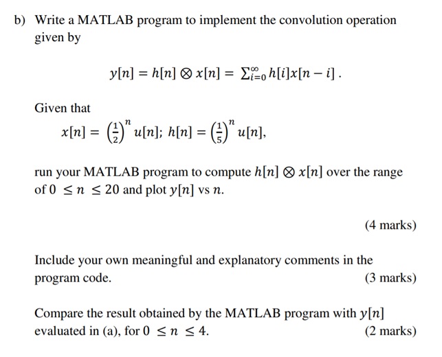 Write a MATLAB Program img6