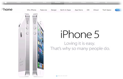 Apple’s online website Design main page Apple’s online website Design main page