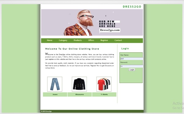 Dress2Go E-Commerce Website Dress2Go E-Commerce Website img11