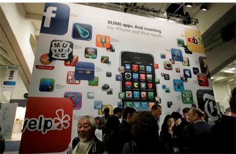 In-store poster of Apple Communication Campaign In-store poster of Apple Communication Campaign
