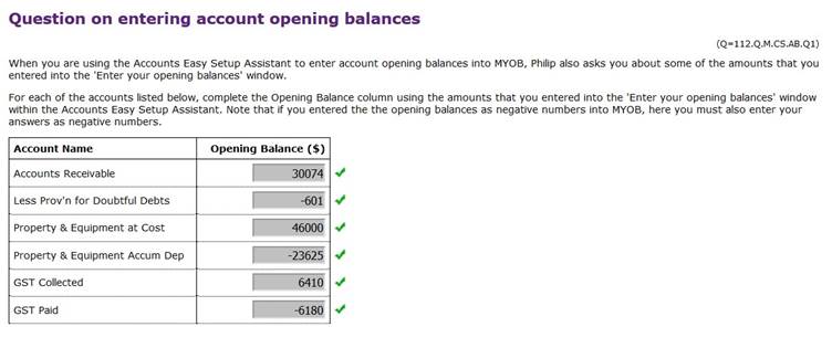 MYOB Assignment Help Sample Online