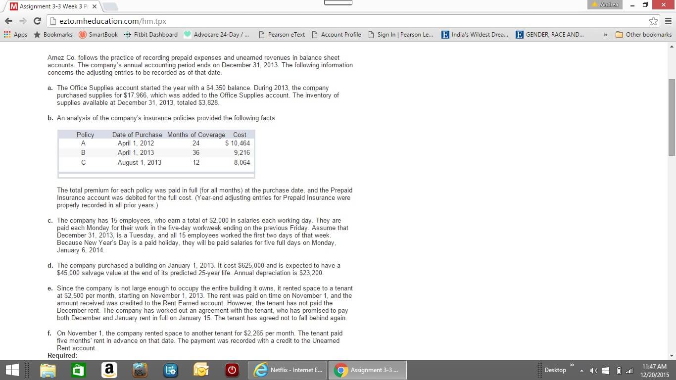 Practice of recording prepaid expenses and unearned revenues Image 1